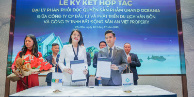 LỄ KÝ KẾT HỢP TÁC ĐẠI LÝ PHÂN PHỐI ĐỘC QUYỀN SẢN PHẨM GRAND OCEANIA TẠI VÂN ĐỒN - Tập đoàn CEO